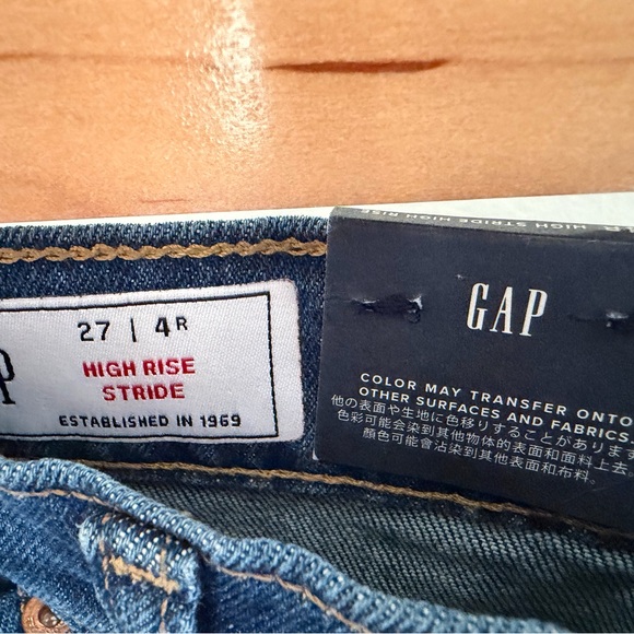 Women’s GAP WIDE LEG Blue Jeans - Picture 4 of 6